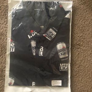 Labatt blue XL men’s summer button up